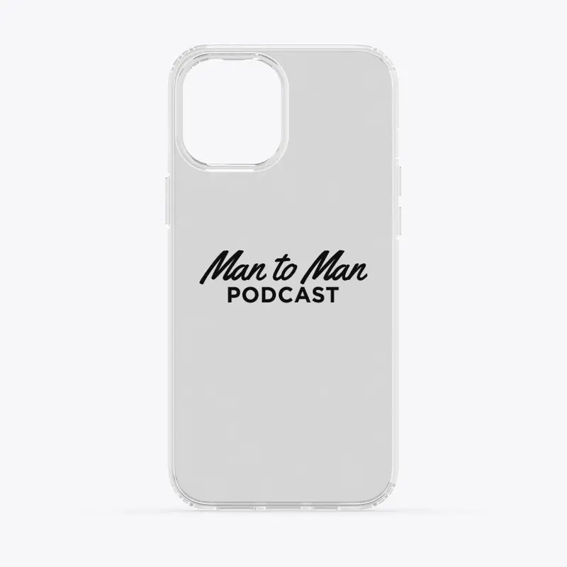 Man to Man Podcast iPhone Case